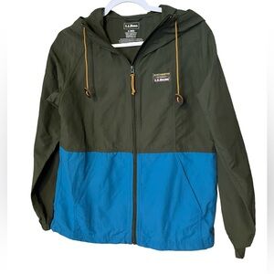 L.L. Bean Mountain Classic Colorblock Full Zip Jacket